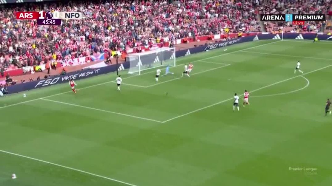 ⁣Arsenal vs Forest 2-0 Viktor Gyokeres 46